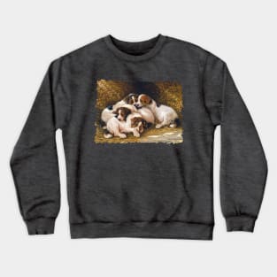 Litter of Beagle Pups Crewneck Sweatshirt